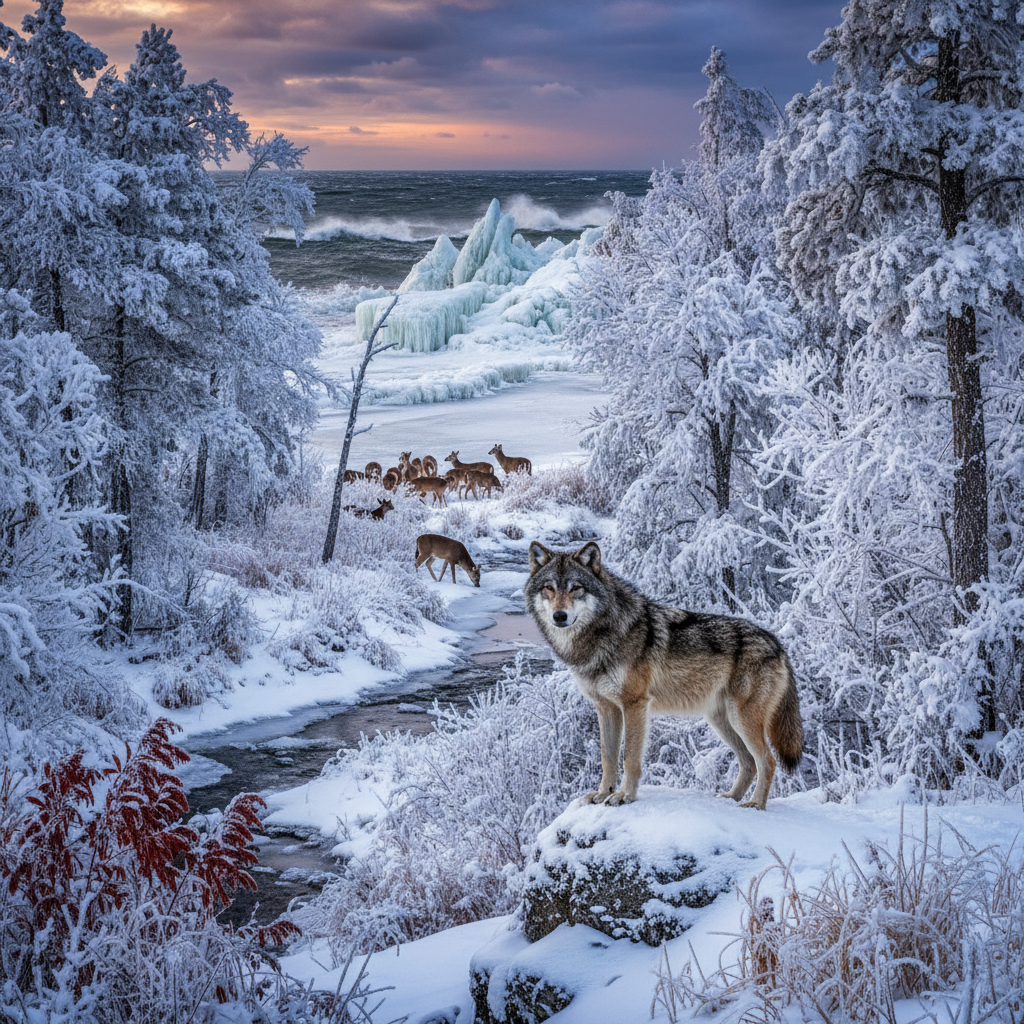 Winter Grips the Michigan Mitten