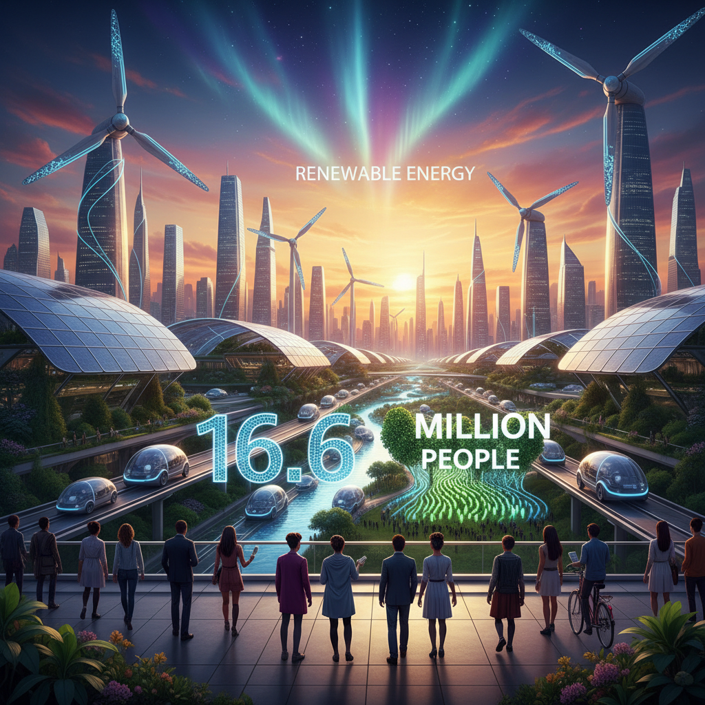 16.6 Million People Work In Renewable Energy?