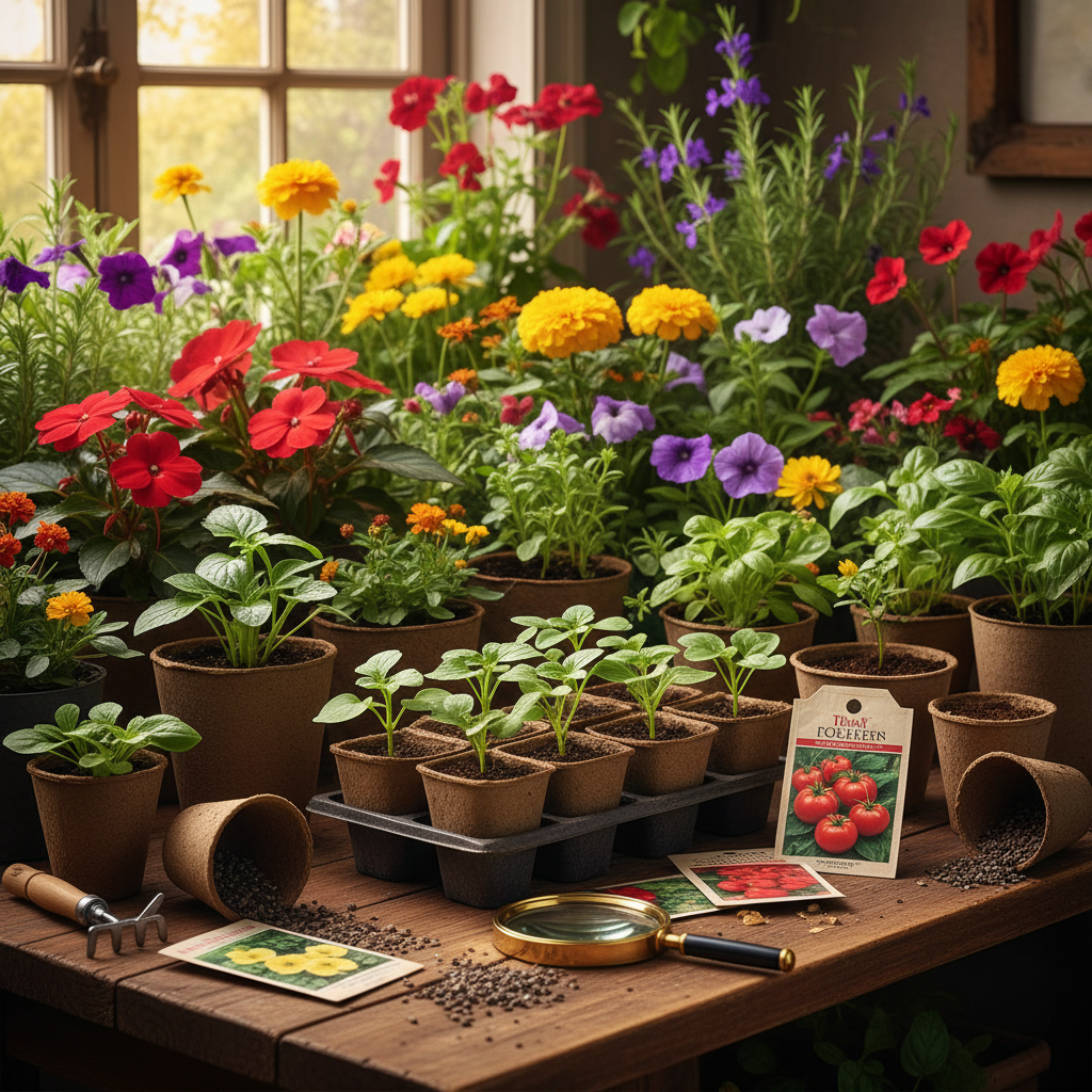 Seeds to Start Indoors 8–10 Weeks Before Your Last Frost