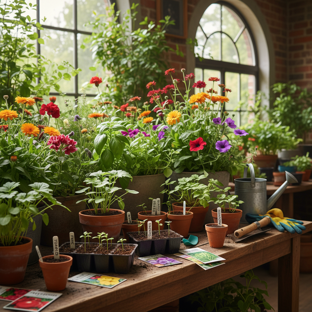 Seeds to Start Indoors 10–12 Weeks Before Your Last Frost