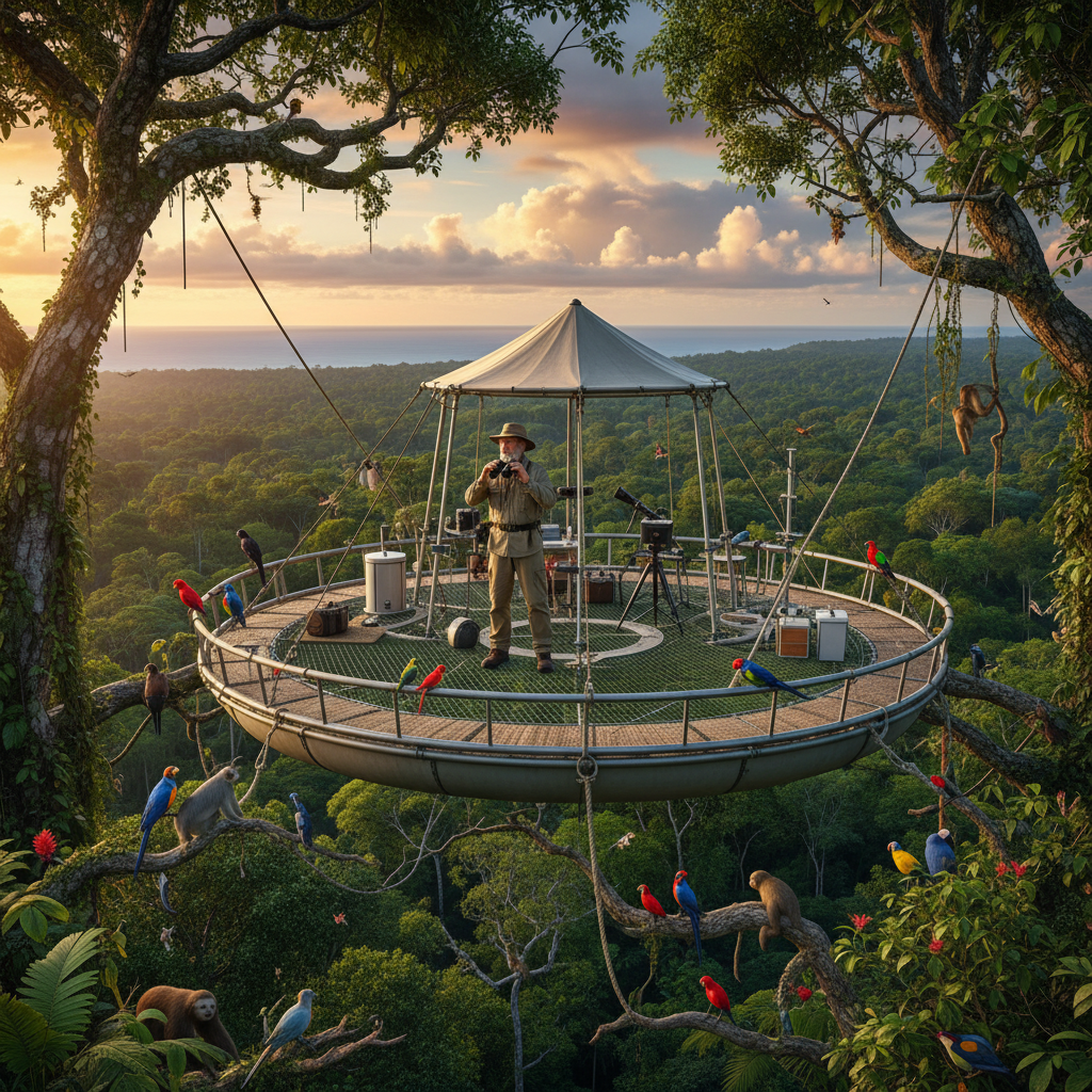 Francis Hallé, the botanist who took a raft into the rainforest canopy