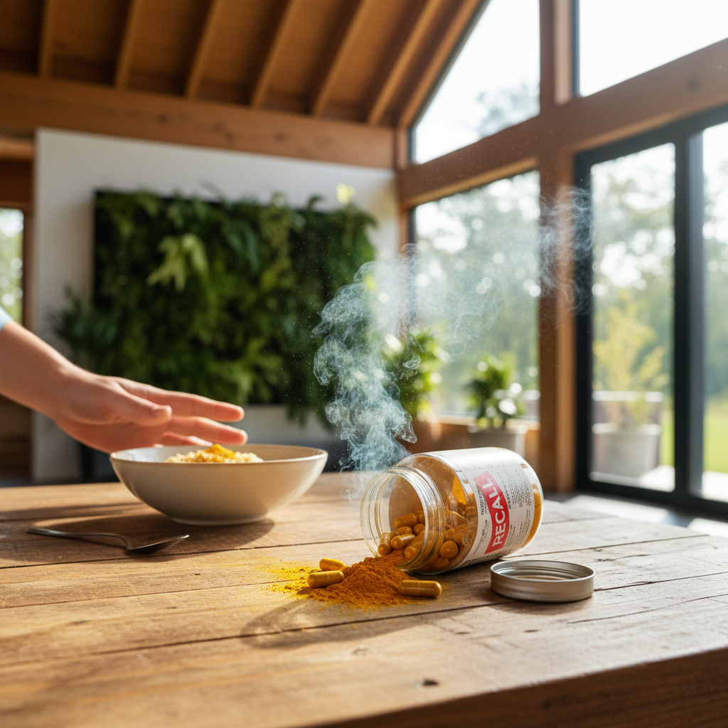Urgent: Popular Turmeric Supplement Recalled for Mold