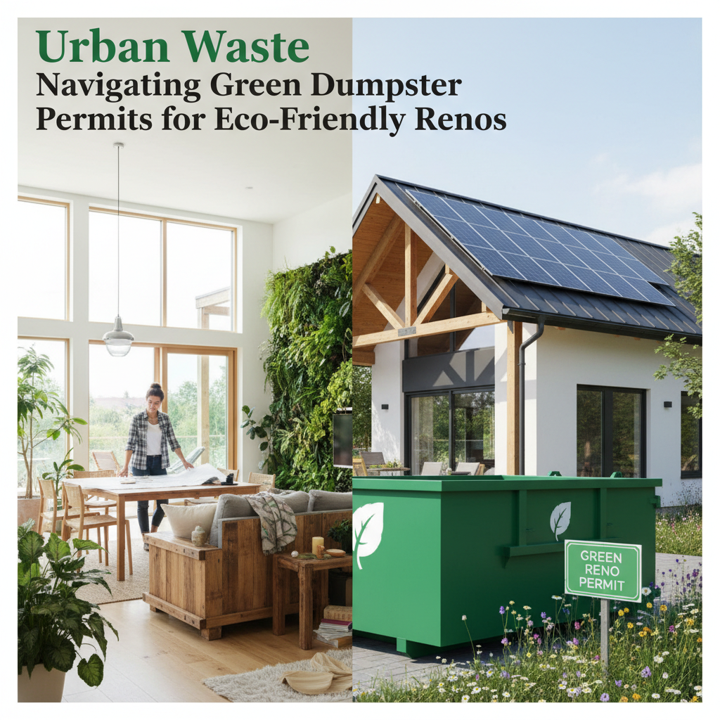 Urban Waste: Navigating Green Dumpster Permits for Eco-Friendly Renos