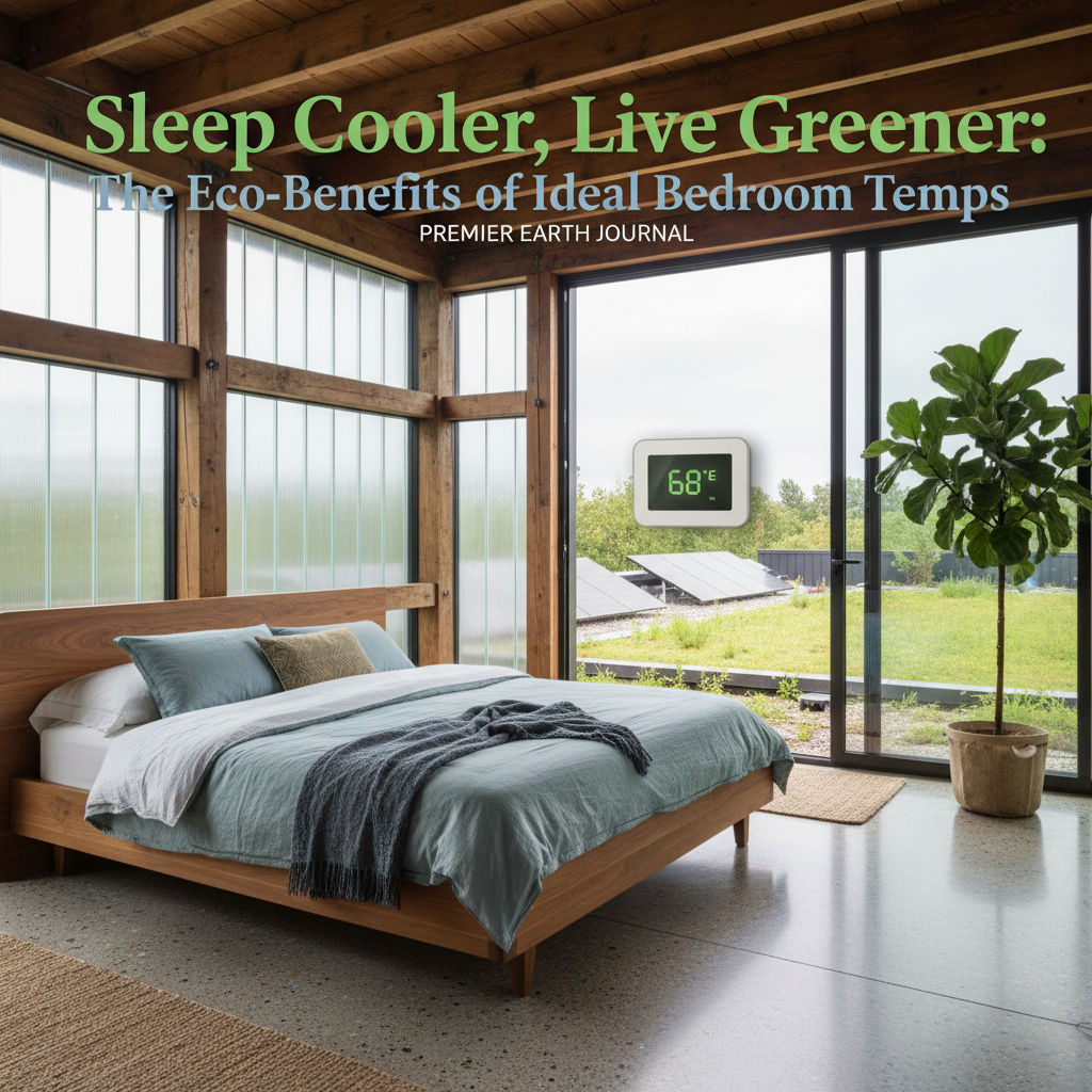 Sleep Cooler, Live Greener: The Eco-Benefits of Ideal Bedroom Temps