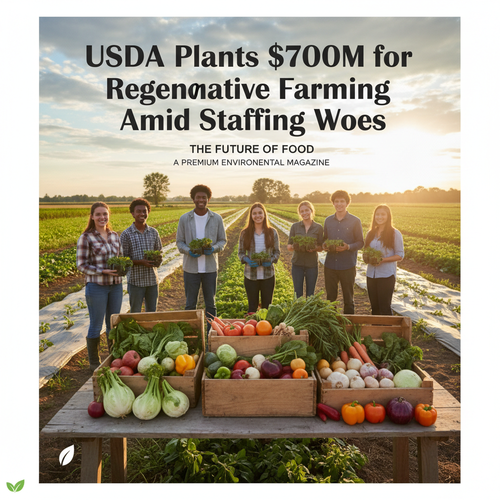 USDA Plants $700M for Regenerative Farming Amid Staffing Woes