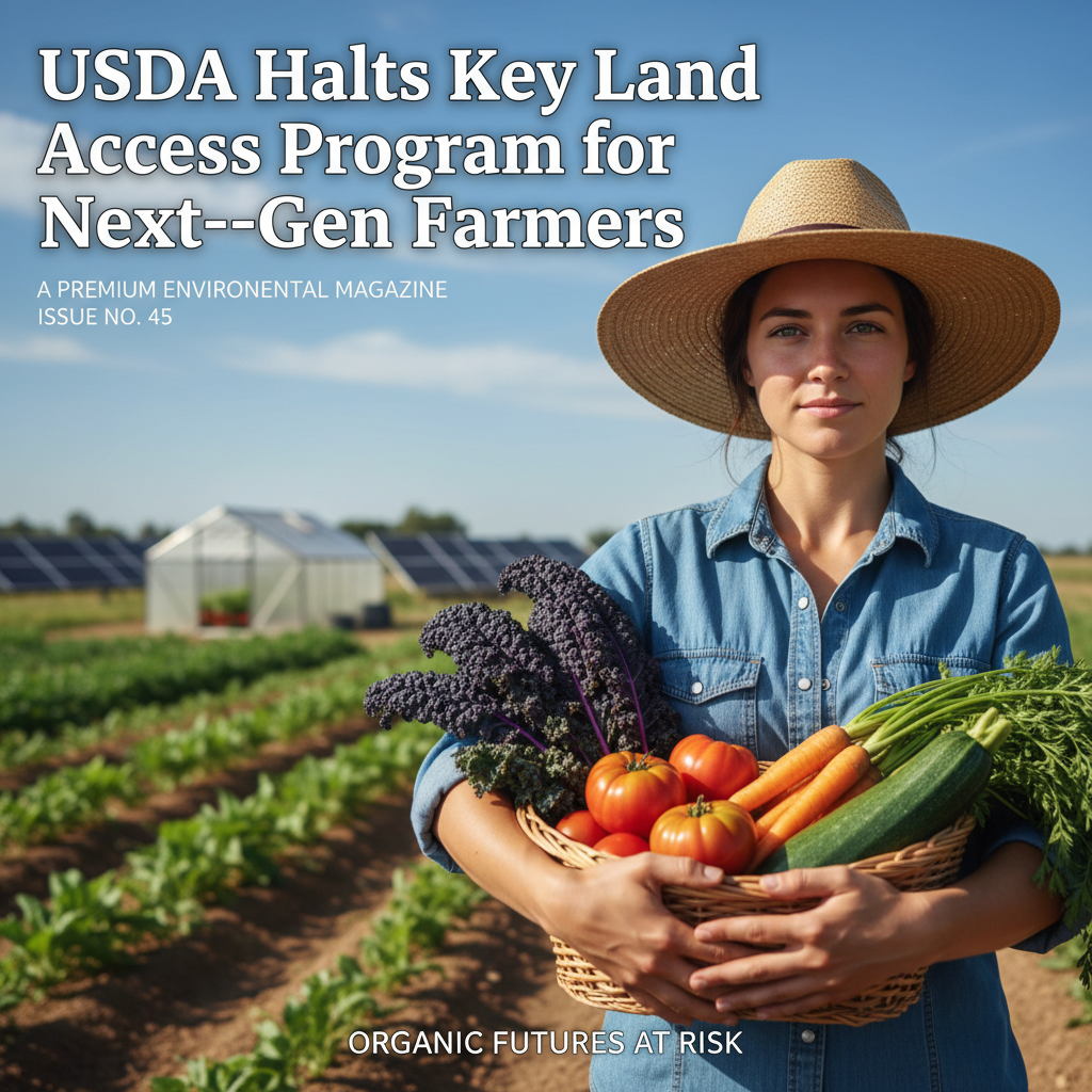 USDA Halts Key Land Access Program for Next-Gen Farmers