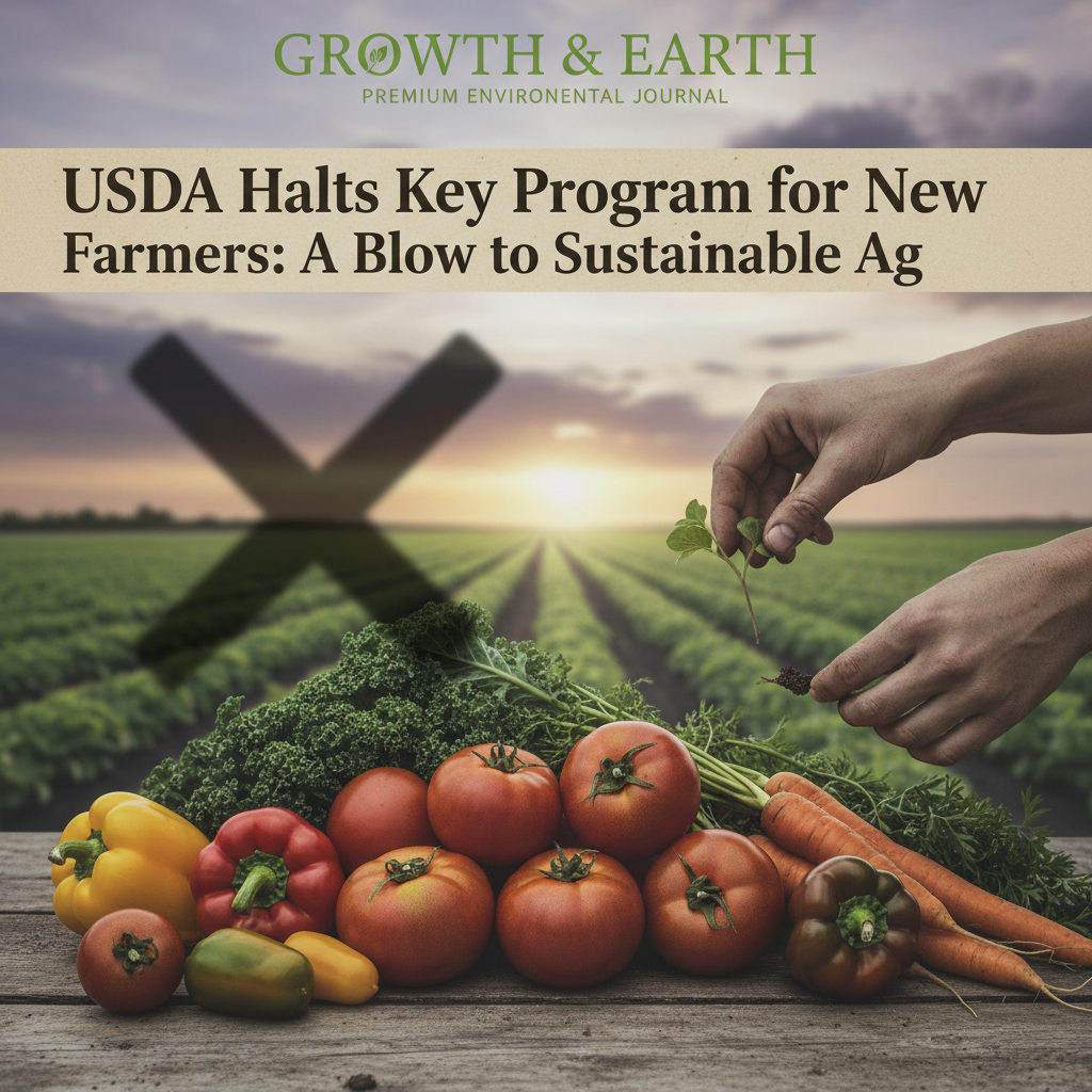 USDA Halts Key Program for New Farmers: A Blow to Sustainable Ag