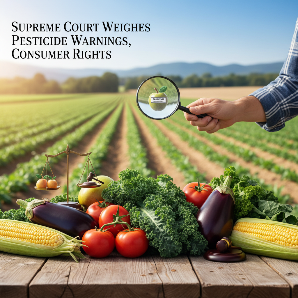 Supreme Court Weighs Pesticide Warnings, Consumer Rights