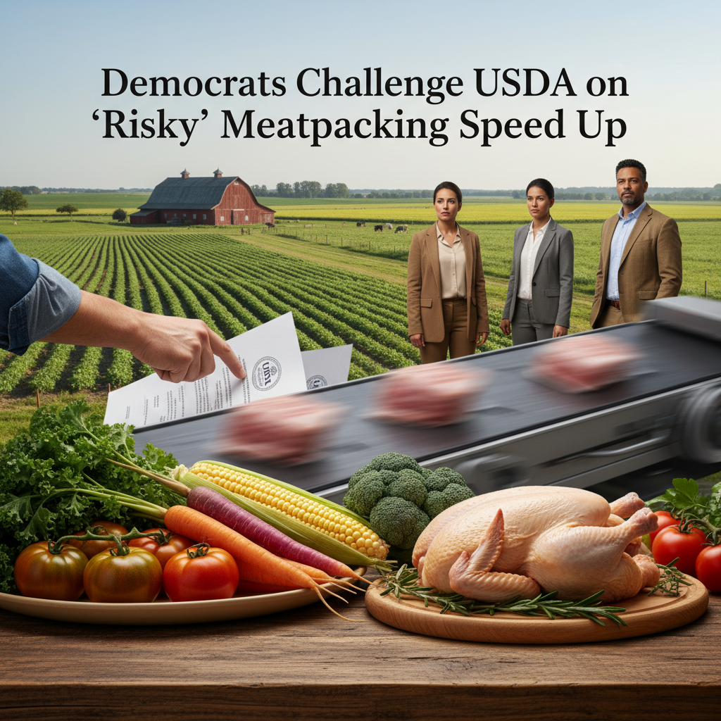 Democrats Challenge USDA on 'Risky' Meatpacking Speed Up