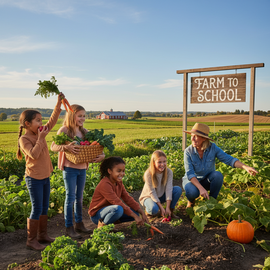 Farm to School: Nourishing Kids, Cultivating Community Growth