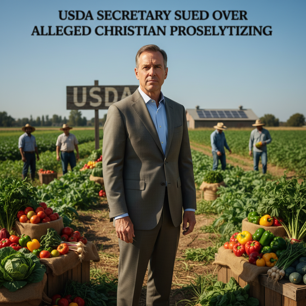 USDA Secretary Sued Over Alleged Christian Proselytizing