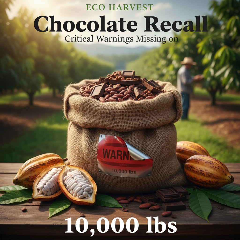 Chocolate Recall: Critical Warnings Missing on 10,000 lbs