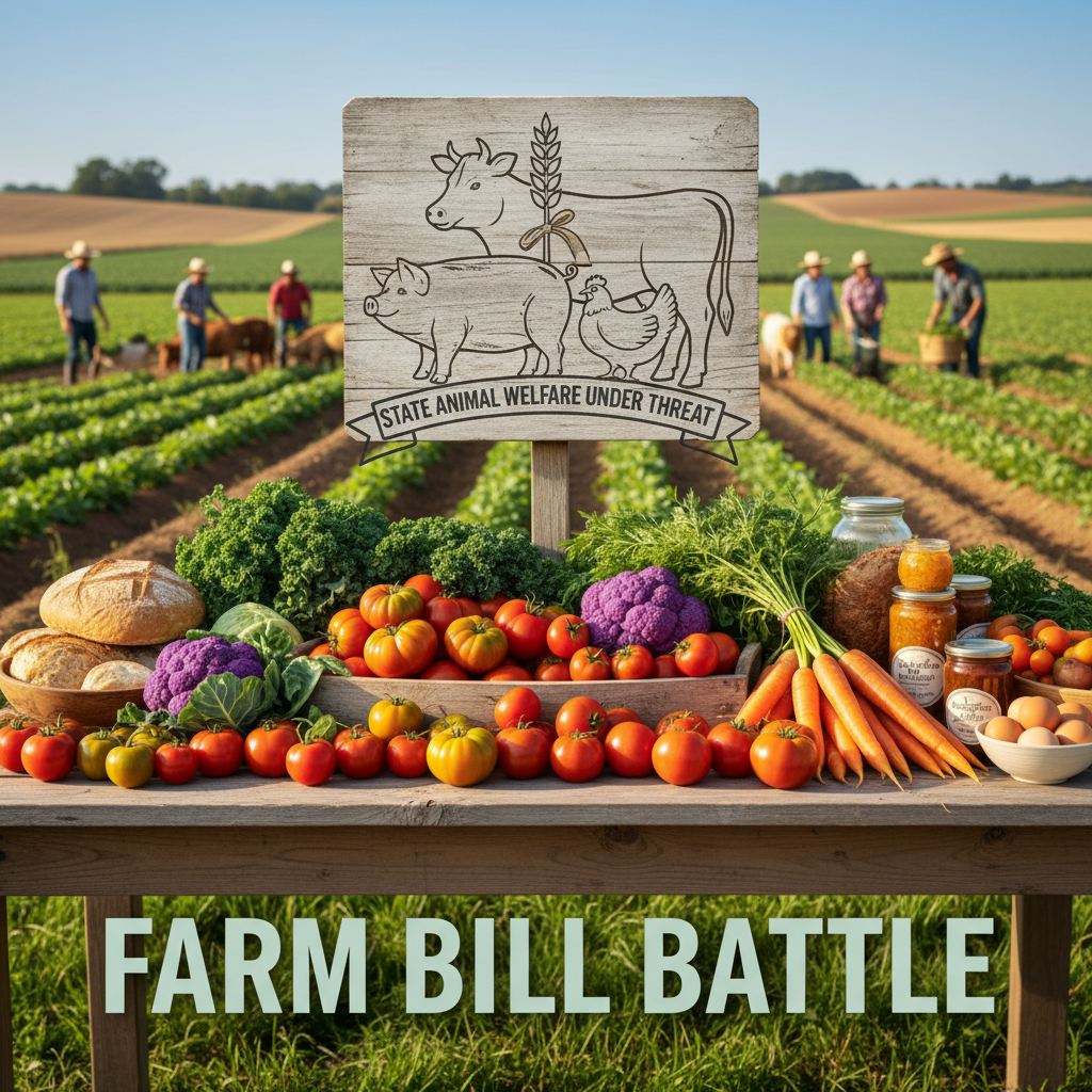 Farm Bill Battle: State Animal Welfare Under Threat