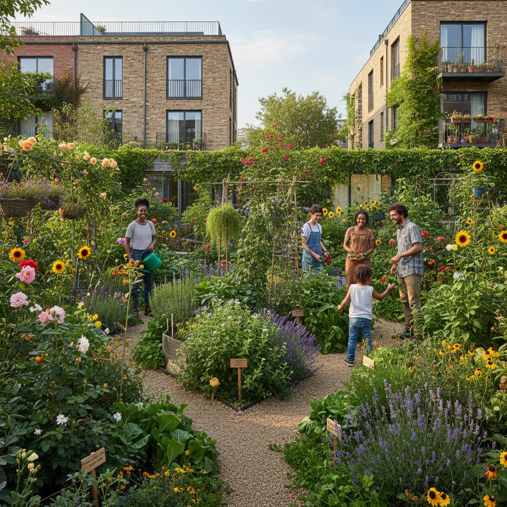 London Initiative Transforms Yards into Thriving Gardens