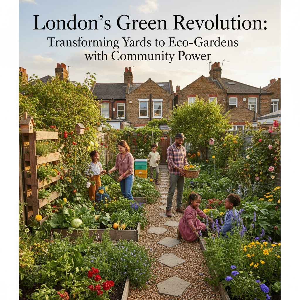 London's Green Revolution: Transforming Yards to Eco-Gardens with Community Power