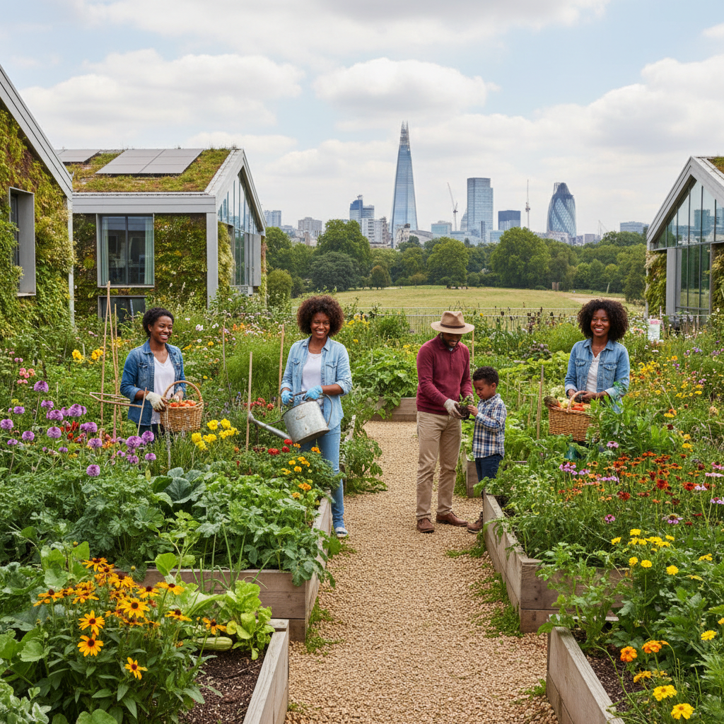 London's Green Shift: Community Cultivates Modern Gardens