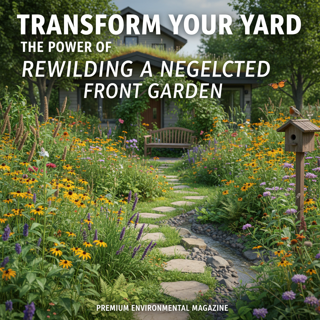 Transform Your Yard: The Power of Rewilding a Neglected Front Garden