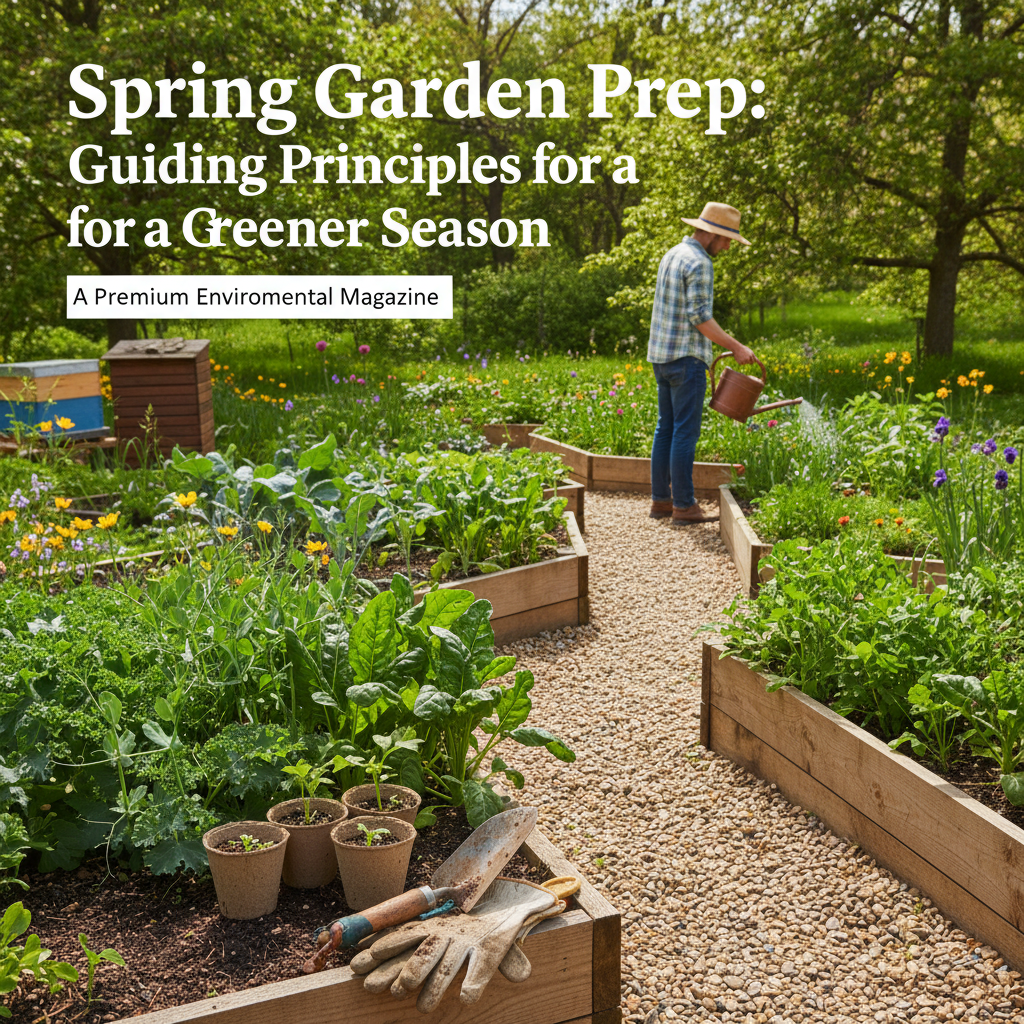 Spring Garden Prep: Guiding Principles for a Greener Season