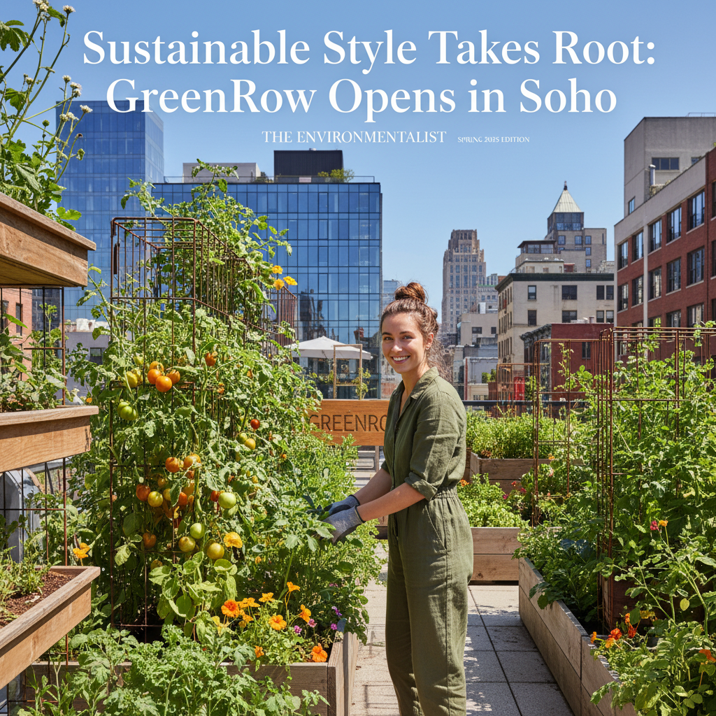 Sustainable Style Takes Root: GreenRow Opens in SoHo