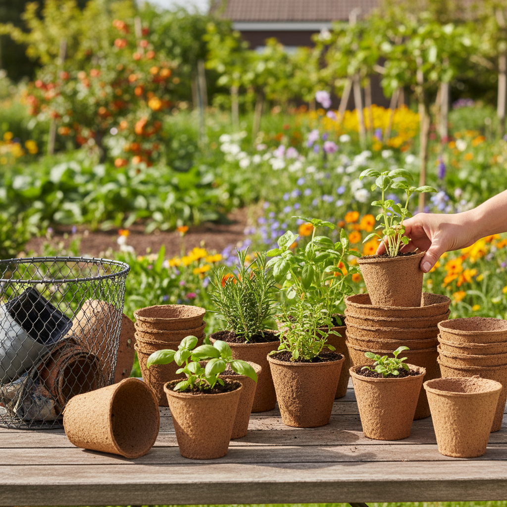 Sustainable Pots: Tackling Garden Plastic Waste Head-On
