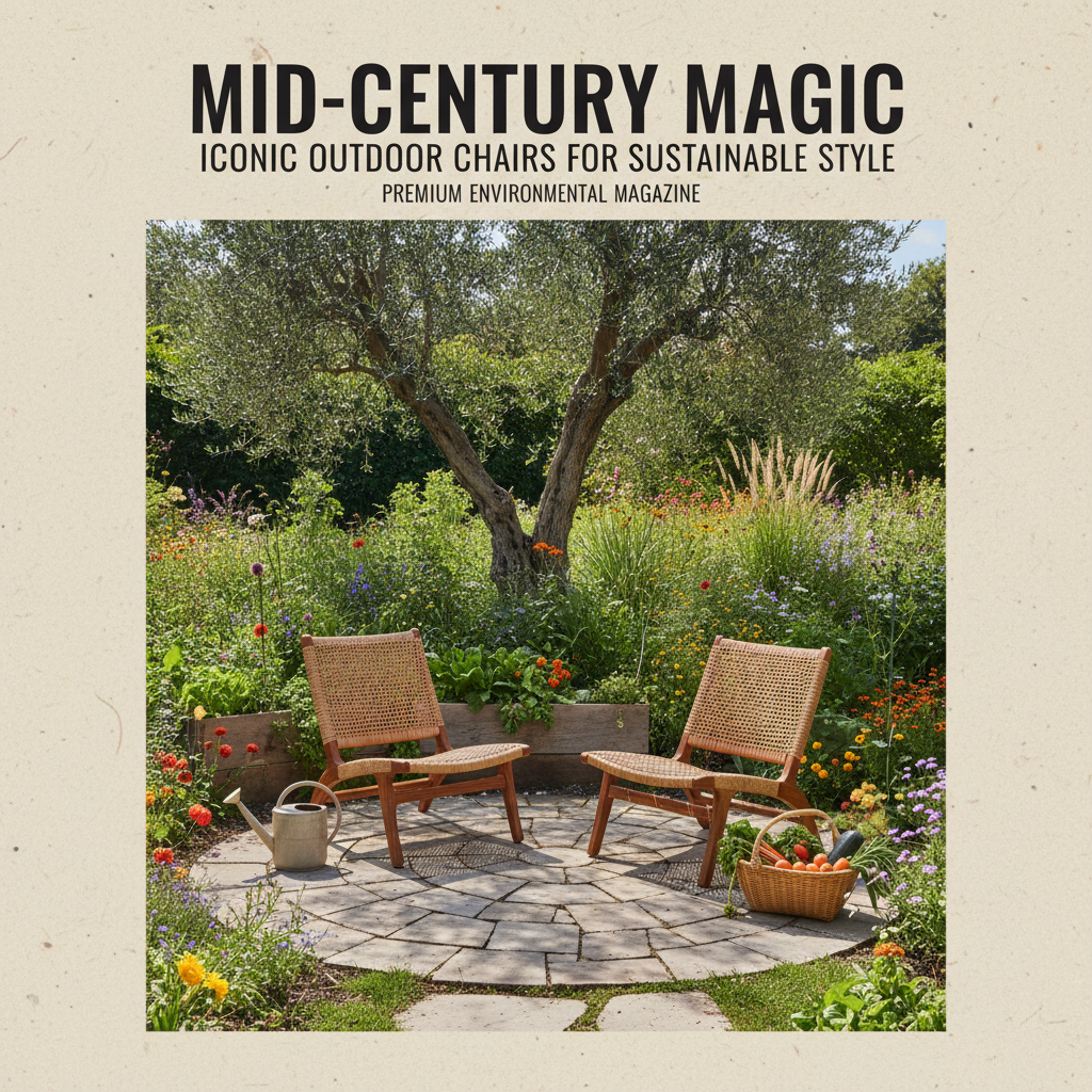 Mid-Century Magic: Iconic Outdoor Chairs for Sustainable Style