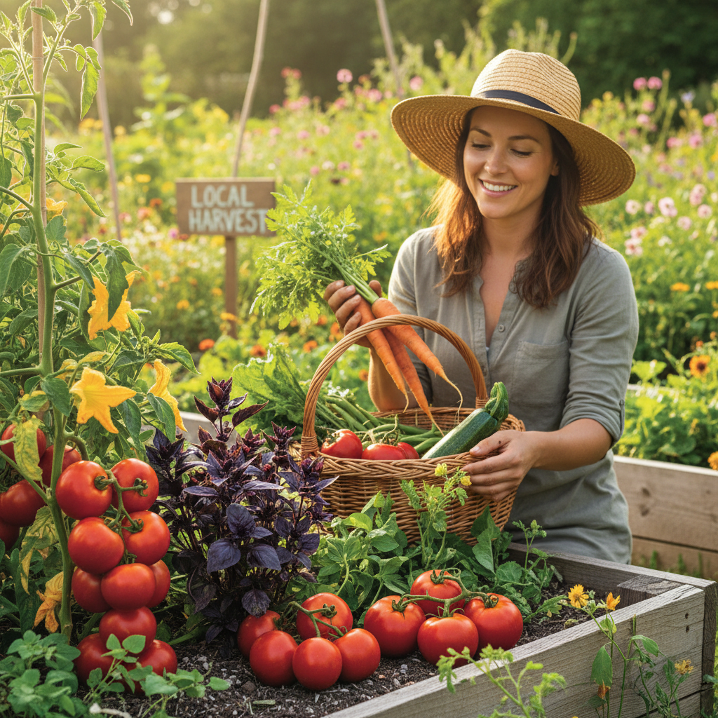 June's Green Embrace: Discovering Gardens & Local Harvests