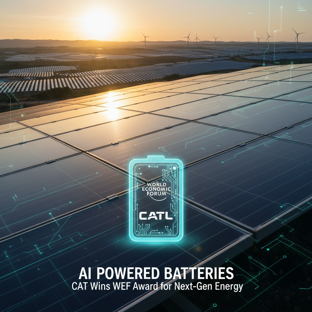 AI-Powered Batteries: CATL Wins WEF Award for Next-Gen Energy