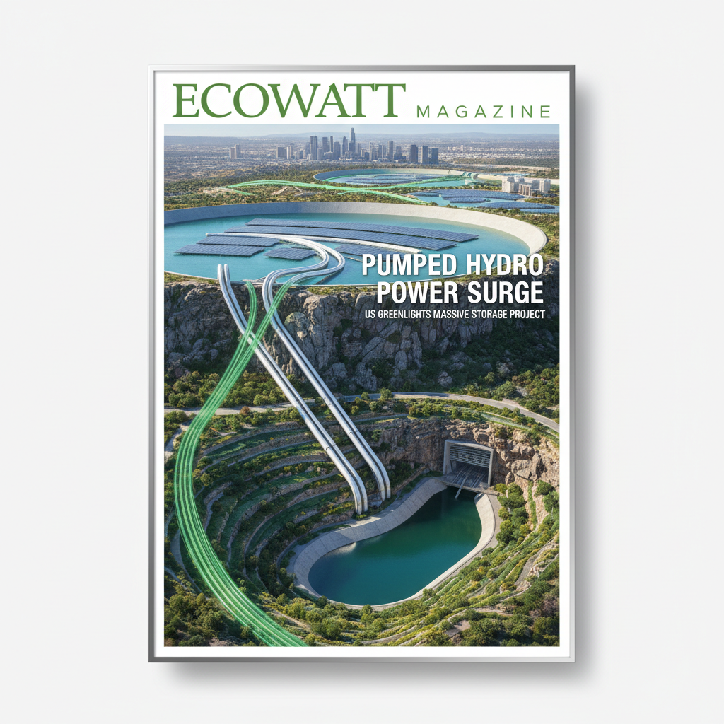 Pumped Hydro Power Surge: US Greenlights Massive Storage Project