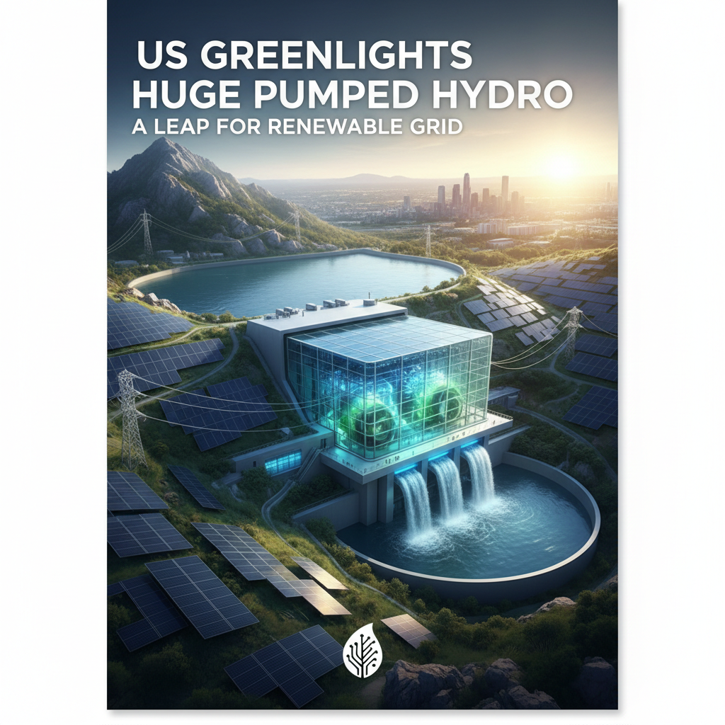 US Greenlights Huge Pumped Hydro: A Leap for Renewable Grid