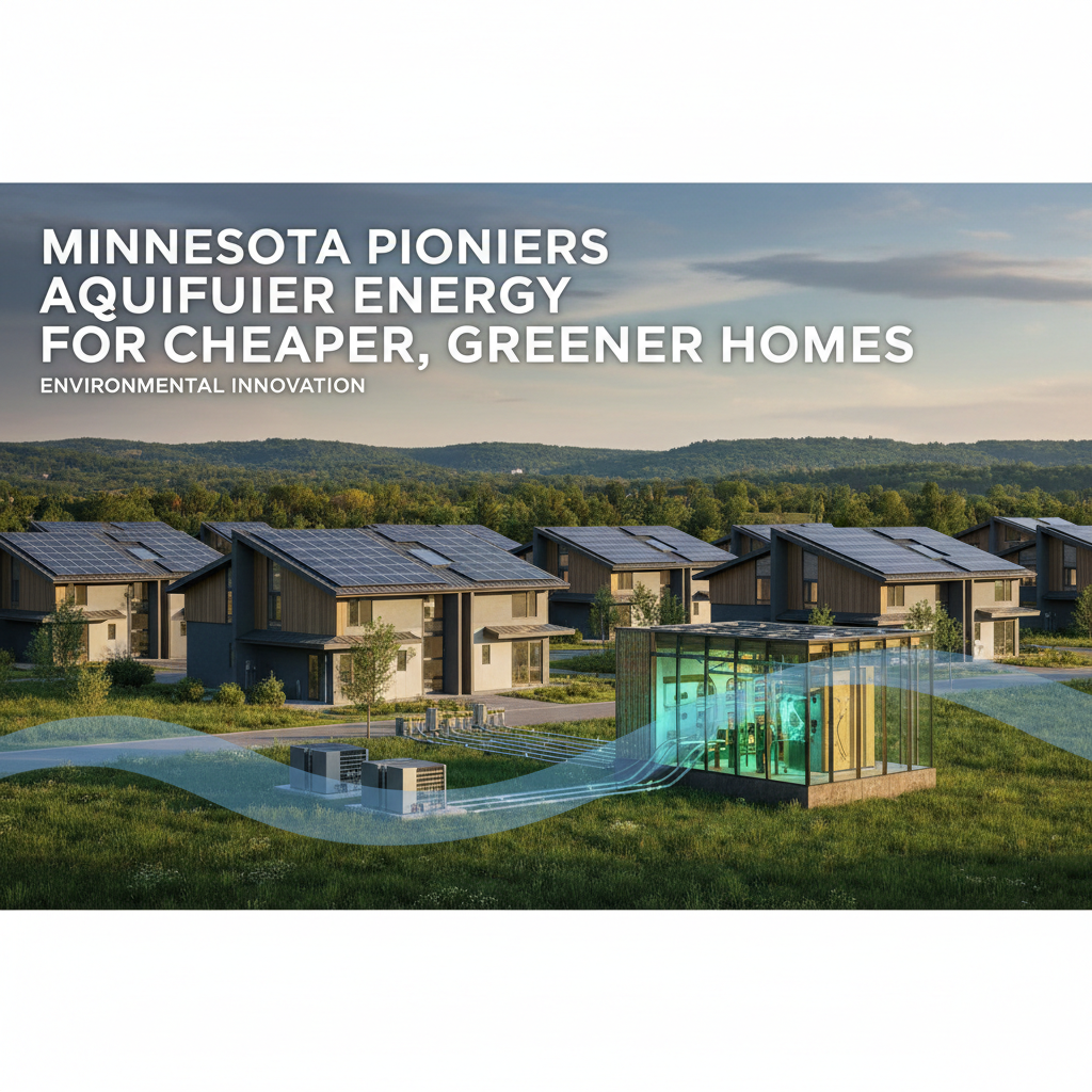 Minnesota Pioneers Aquifer Energy for Cheaper, Greener Homes