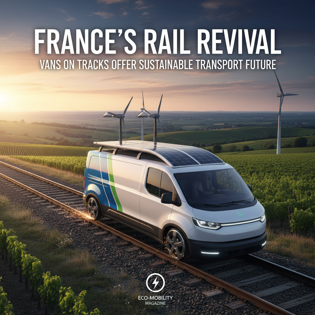 France's Rail Revival: Vans on Tracks Offer Sustainable Transport Future