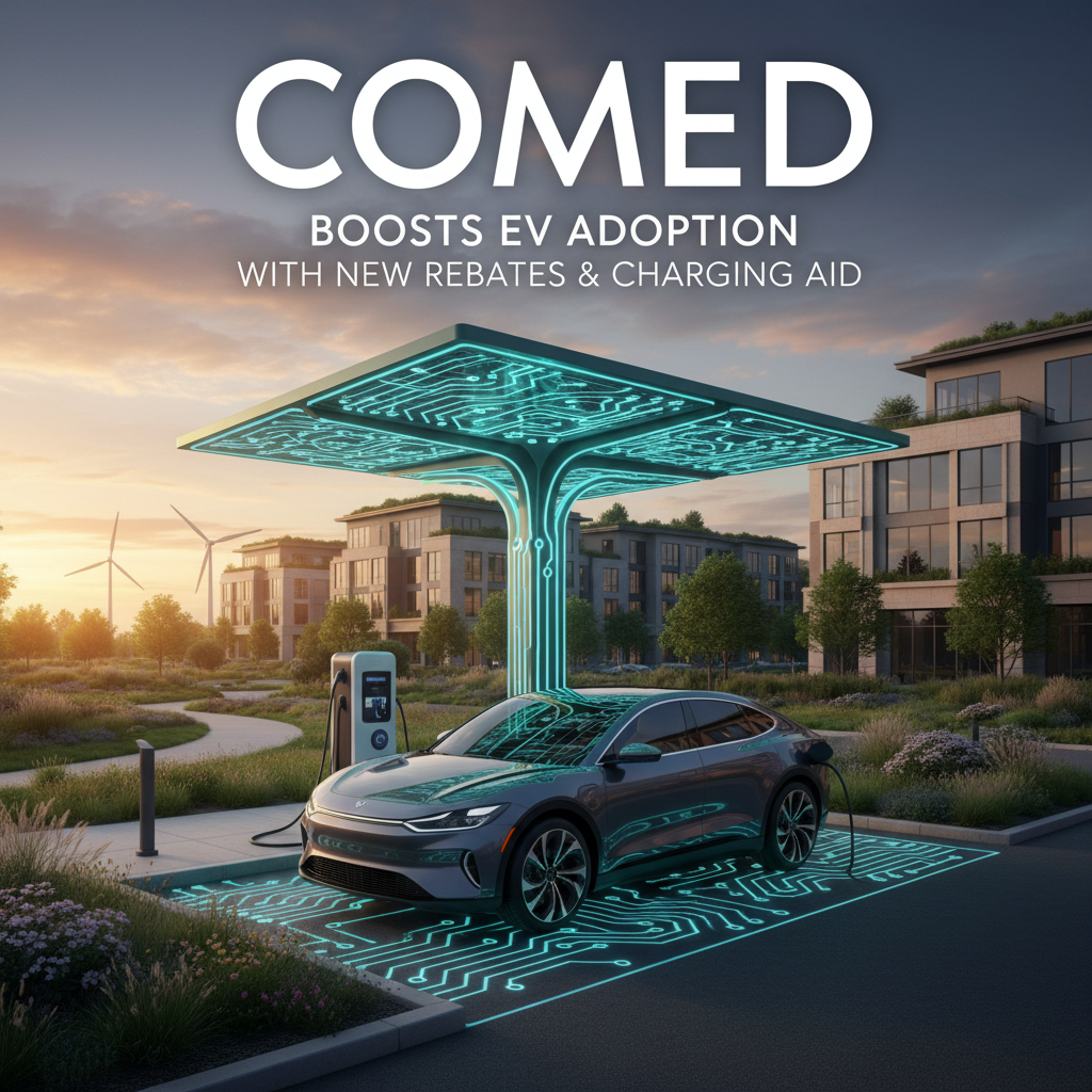 ComEd Boosts EV Adoption with New Rebates & Charging Aid