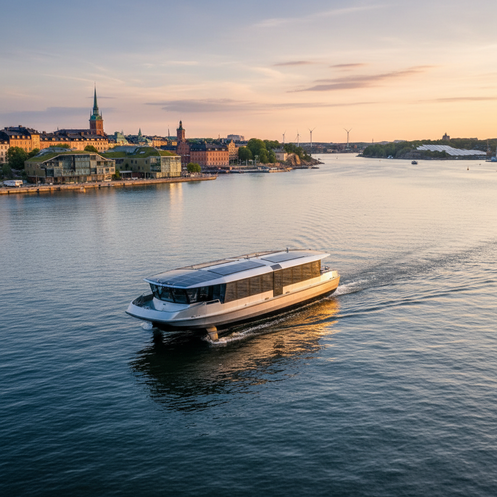 Stockholm's Electric 'Flying' Ferry Revolutionizes Water Travel
