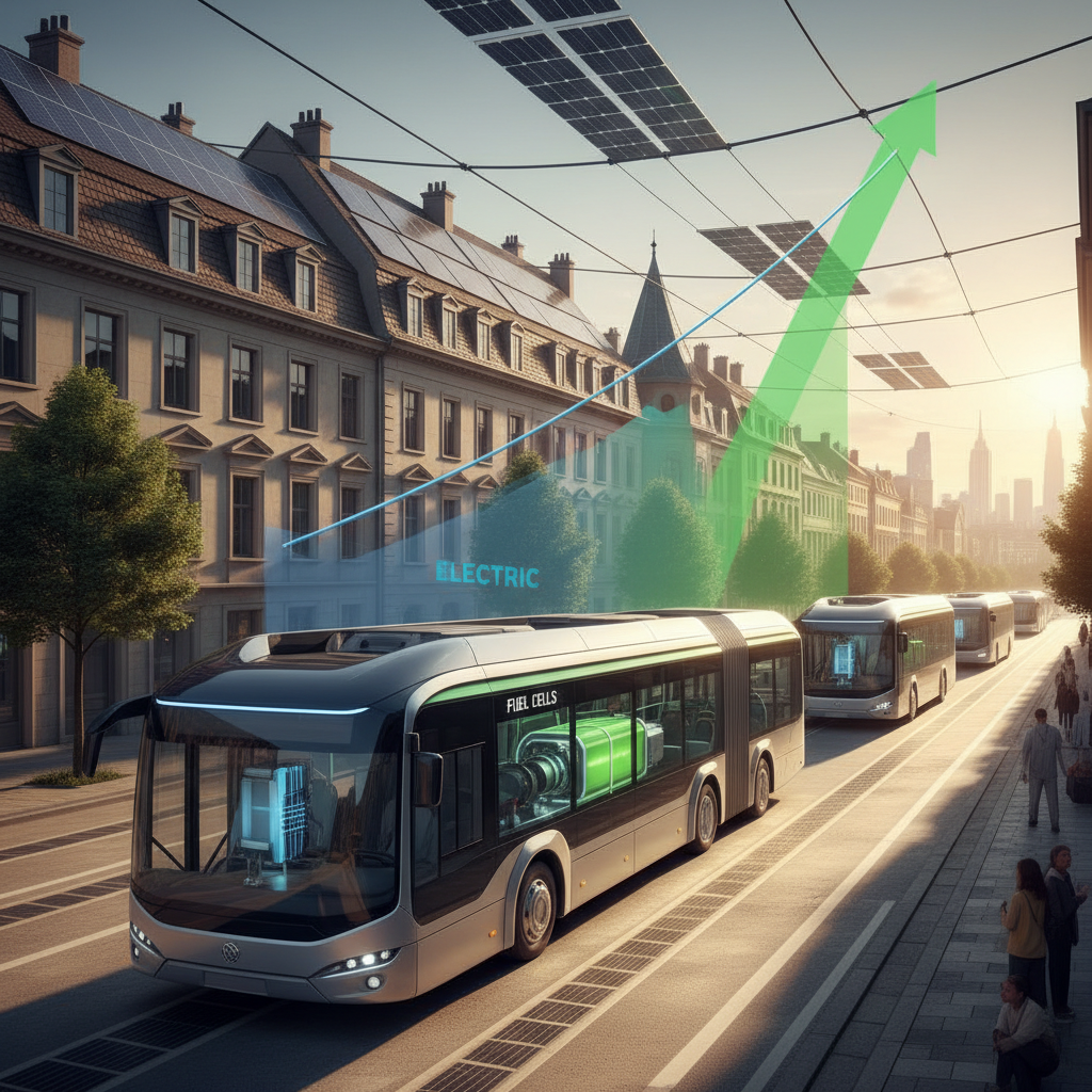 Europe's Electric Bus Revolution Accelerates: Fuel Cells Peak Early