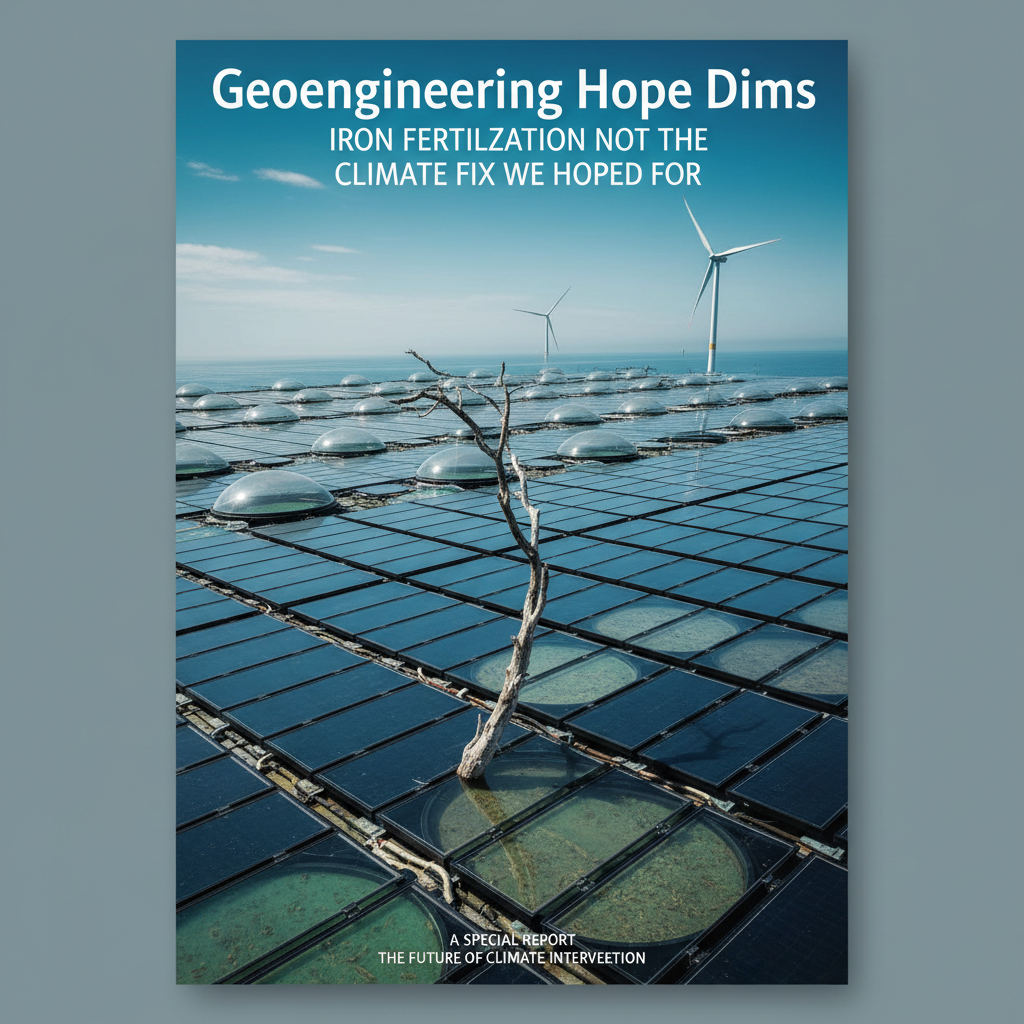 Geoengineering Hope Dims: Iron Fertilization Not the Climate Fix We Hoped For