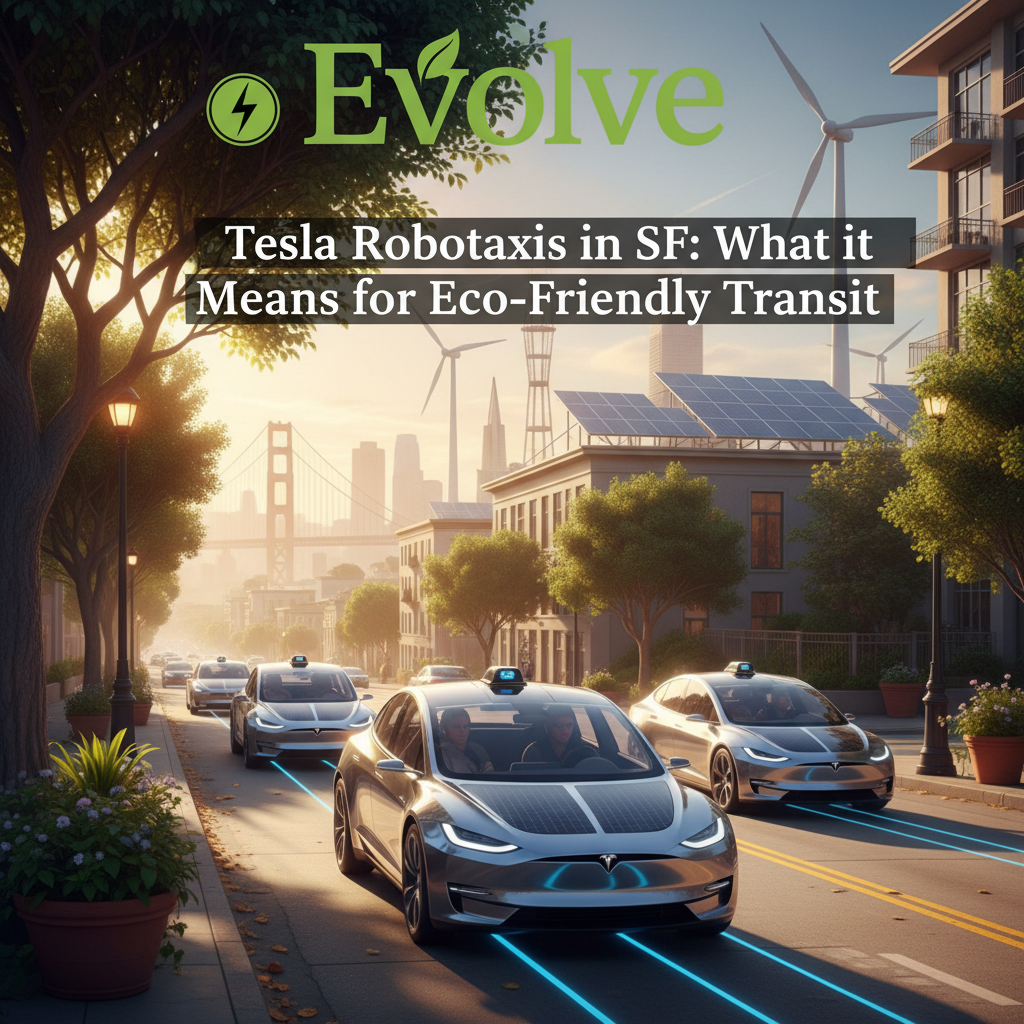 Tesla Robotaxis in SF: What it Means for Eco-Friendly Transit