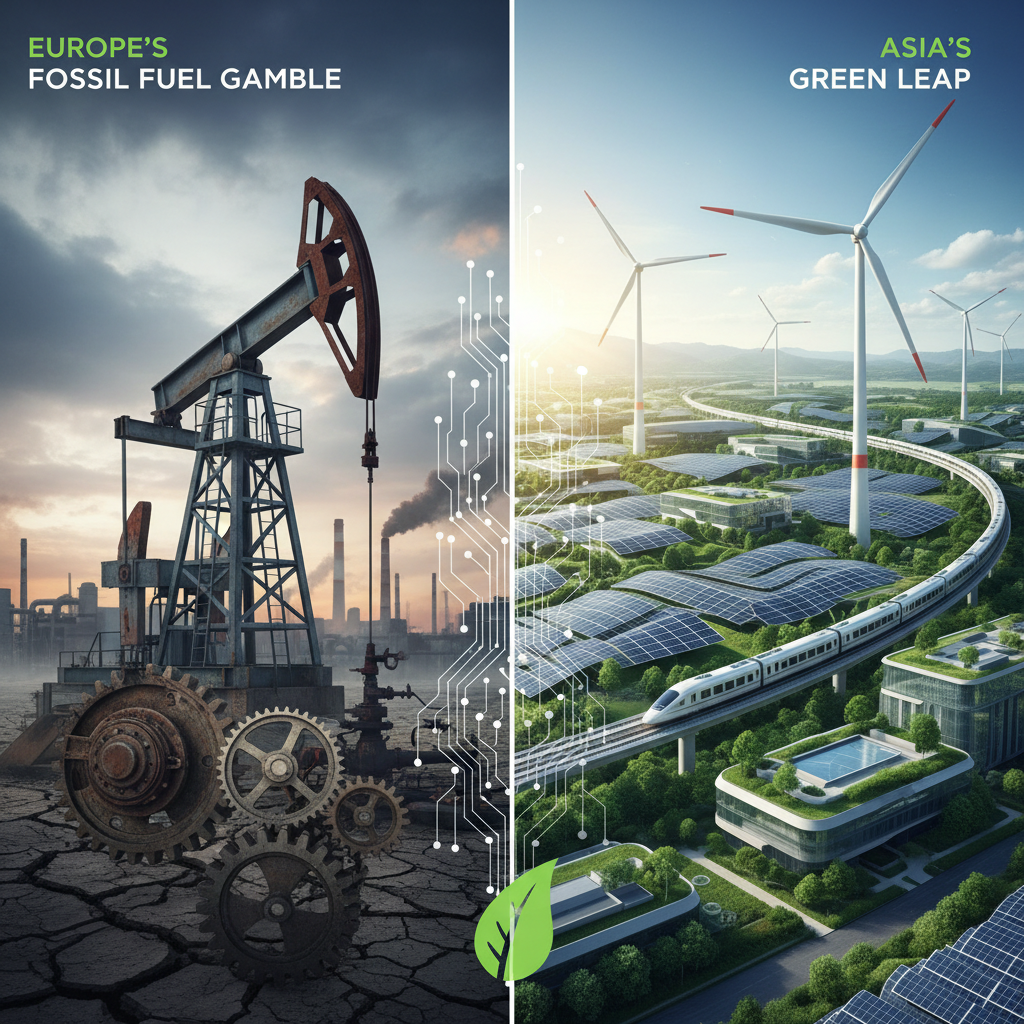 Europe's Fossil Fuel Gamble: Lessons from Asia's Green Leap