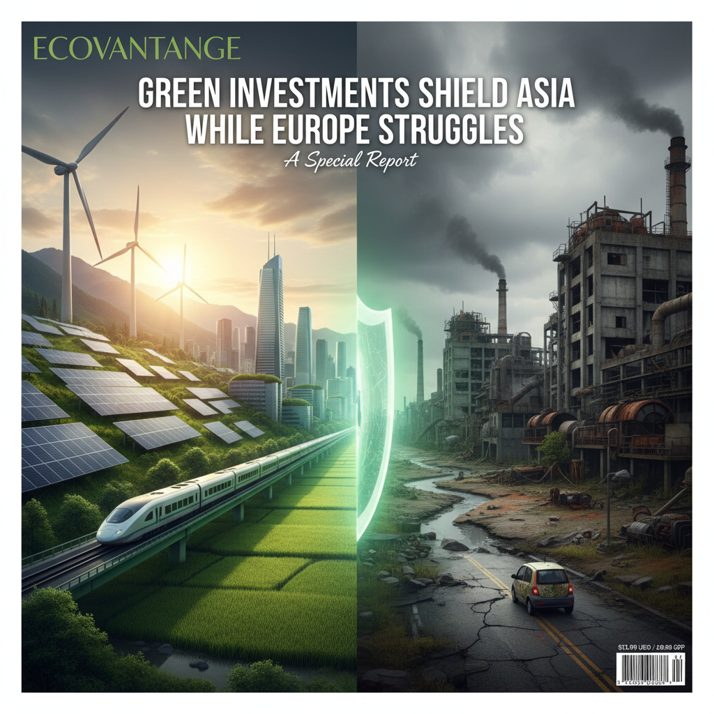 Green Investments Shield Asia While Europe Struggles