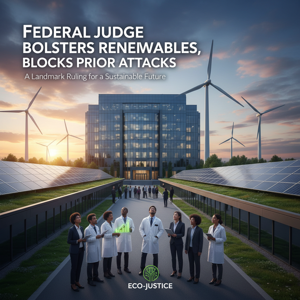 Federal Judge Bolsters Renewables, Blocks Prior Attacks