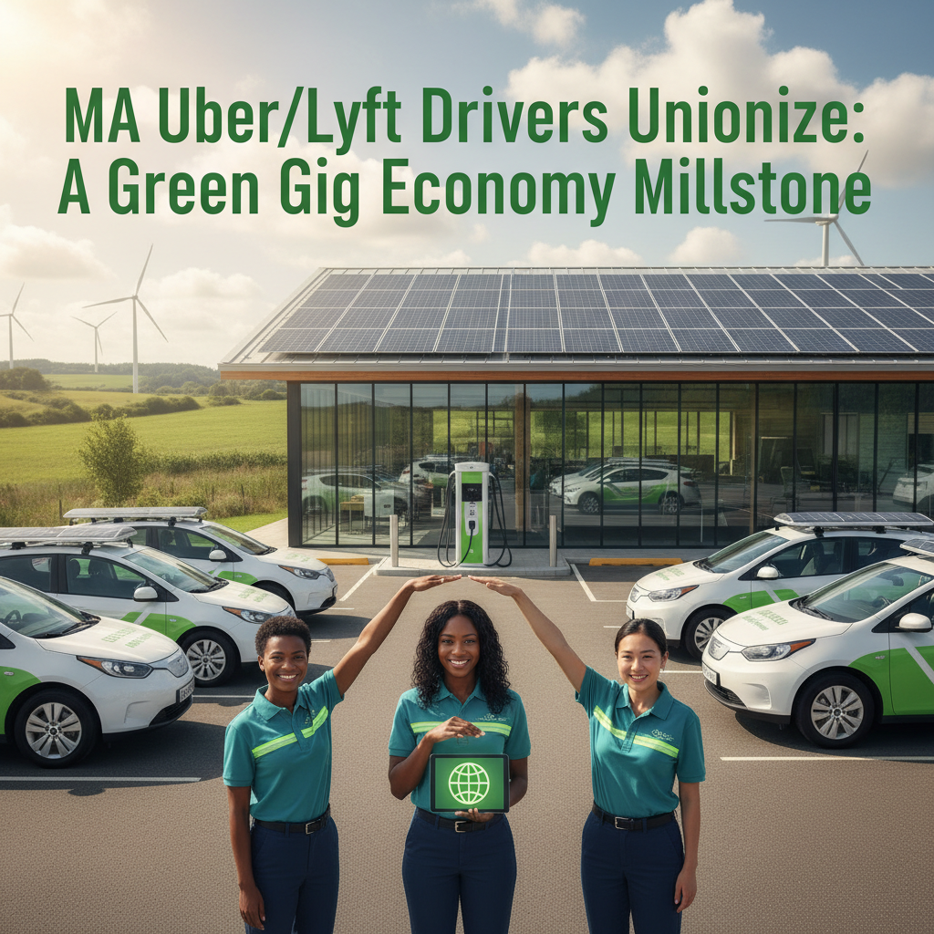 MA Uber/Lyft Drivers Unionize: A Green Gig Economy Milestone