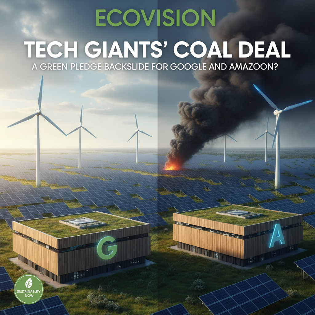 Tech Giants' Coal Deal: A Green Pledge Backslide for Google and Amazon?