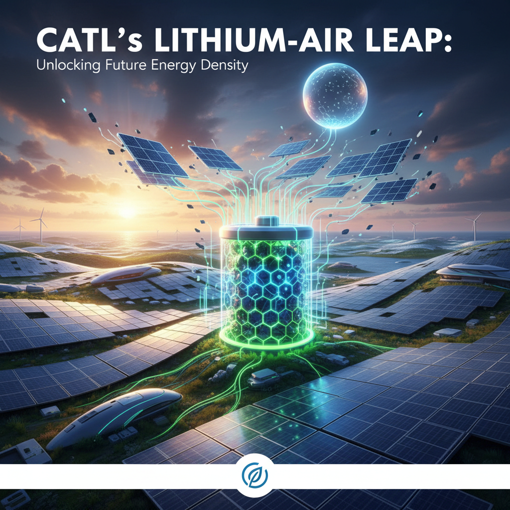 CATL's Lithium-Air Leap: Unlocking Future Energy Density