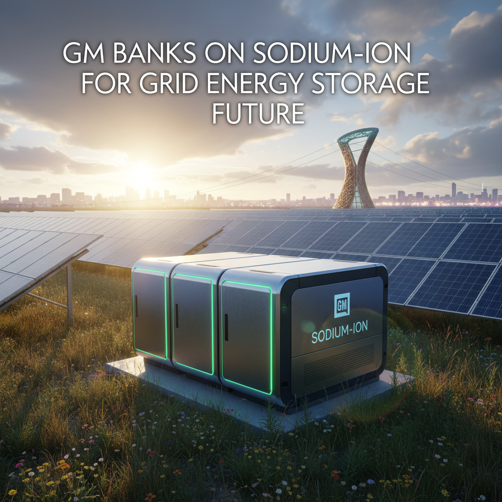 GM Banks on Sodium-Ion for Grid Energy Storage Future