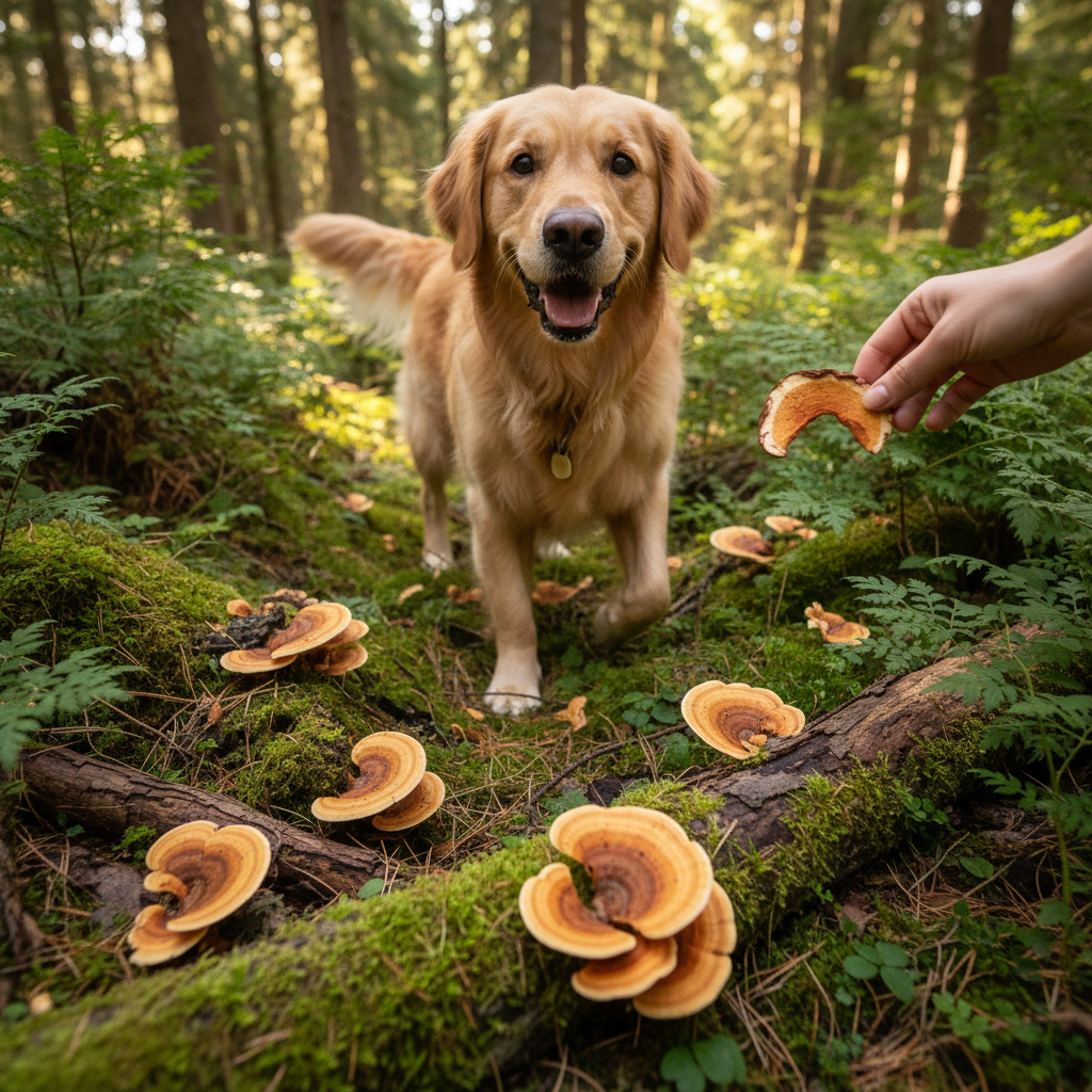 Holistic Health for Dogs: The Power of Turkey Tail Mushrooms