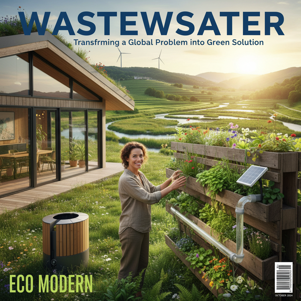 Wastewater: Transforming a Global Problem into a Green Solution