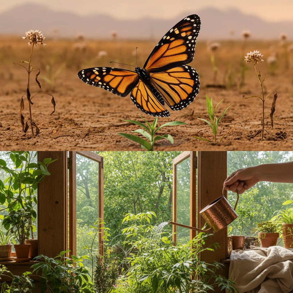 Monarchs in Peril: Climate Threatens Iconic Migration