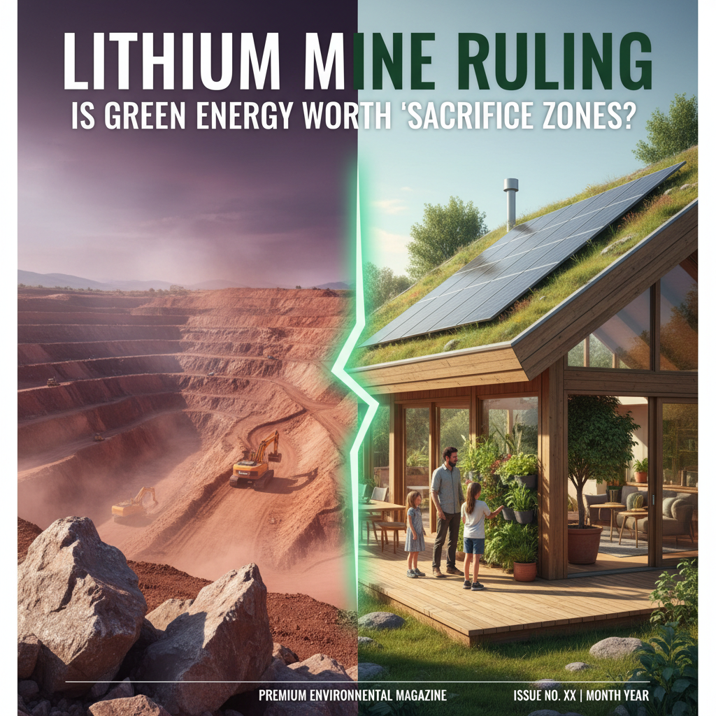 Lithium Mine Ruling: Is Green Energy Worth 'Sacrifice Zones'?
