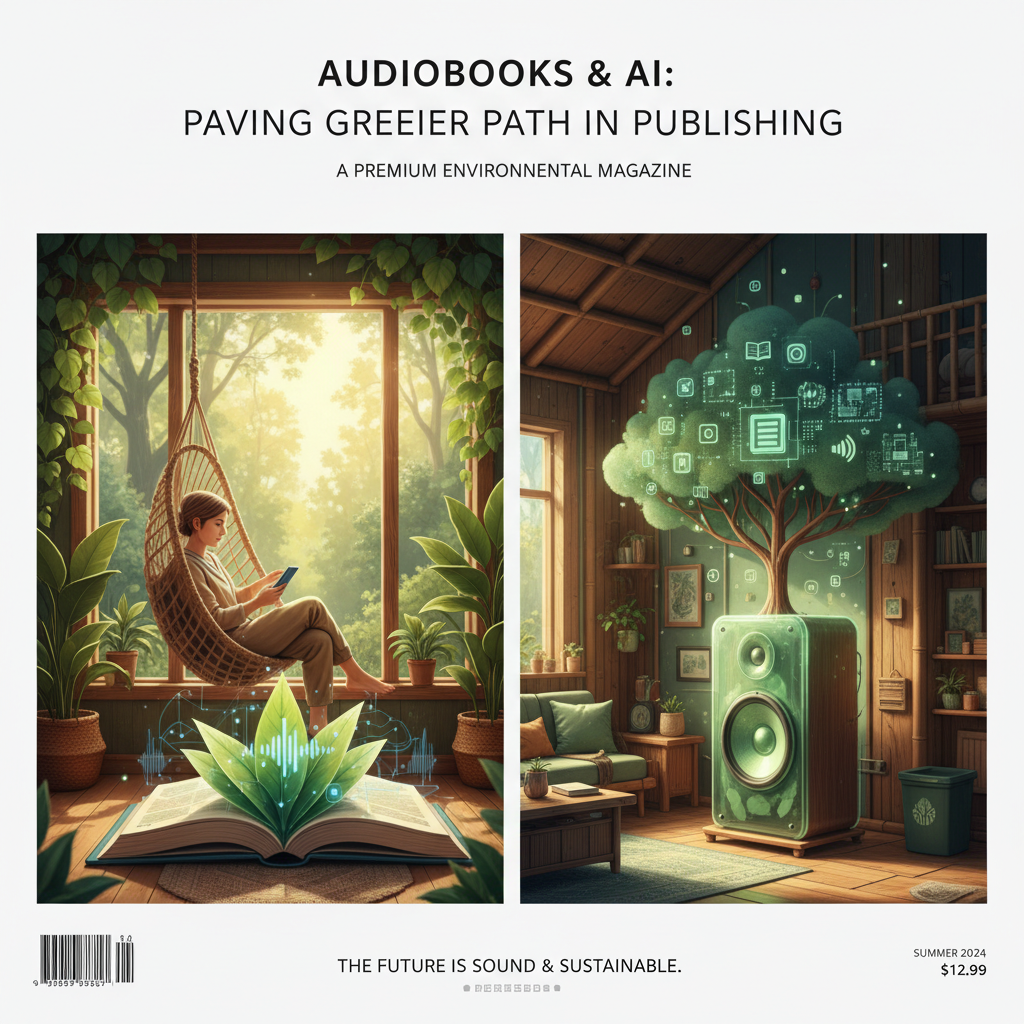 Audiobooks & AI: Paving a Greener Path in Publishing