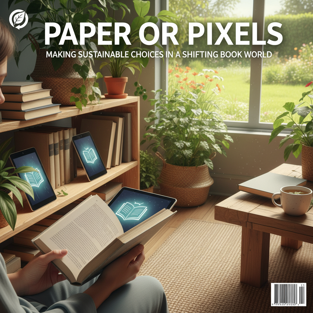 Paper or Pixels: Making Sustainable Choices in a Shifting Book World