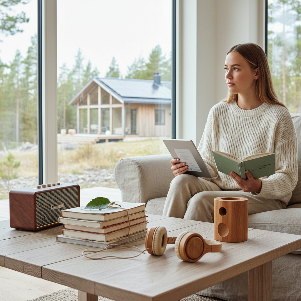 Print vs. Audio: Sweden Debates Sustainable Reading Future